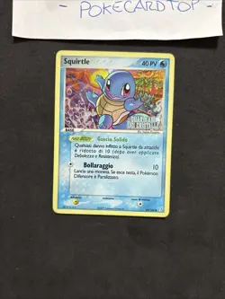 Pokemom Card Squirtle 64/100-Holo- Ex Crystal Guardians-Ita-Stamped-Good/exc! - Image 3