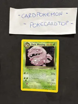 Pokemon Card Dark Weezing 14/82-Ita-Holo-Exc! - Image 1