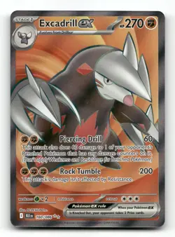 Excadrill ex 160/086 - Black Bolt - Pokemon Card NM/M - Image 1