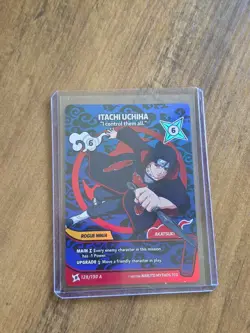 Itachi Uchiha Naruto Mythos TCG 128/130 Karte Rare Englisch Near Mint - Image 1