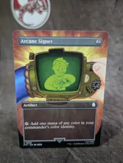 MTG - Arcane Signet #0356, Universes Beyond: Fallout Variants, Non Foil, NM - Image 1