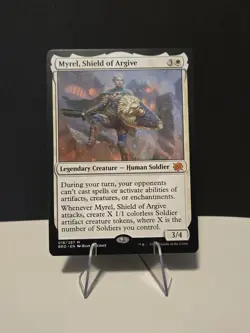 Magic the Gathering Myrel, Shield of Argive the Brothers' War MTG Card - Image 1
