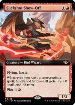 Slickshot Show-Off (Extended Art) -Foil Near Mint MTG - Image 1