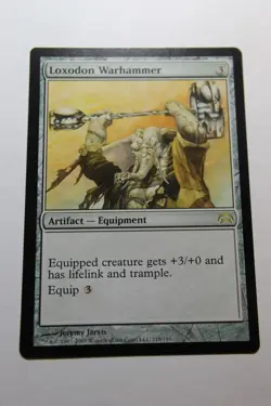 MTG Loxodon Warhammer x1- -Mirrodin-Lightly Played - Image 1