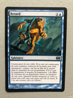Mtg Carte Magic Future Sight Delay Retard French LP - Image 1