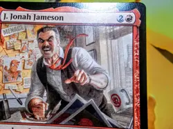 J Jona Jameson rare regular magic the gathering spider-man trading card - Image 5
