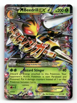 M Beedrill EX XY158 - XY Promo - Pokemon Card NM/M - Image 1