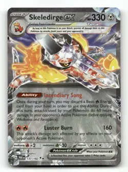 Skeledirge ex 137/182 - Paradox Rift - Pokemon Card NM/M - Image 1