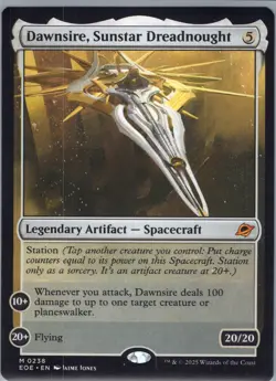 Edge of Eternities #238 Dawnsire, Sunstar Dreadnought - Image 1