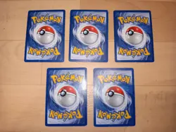 lot de 5 cartes pokemon wizard set de base BE bulbizarre, salameche , carapuce.. - Image 2