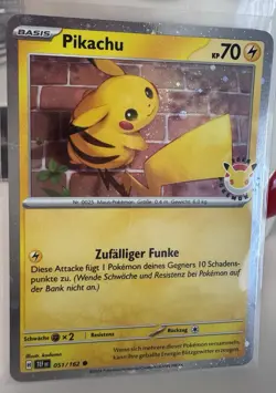 Pikachu 051/162 Promo Holo Pokemon Day 2026 HEADSWIRL DE NM - Pokemon - Image 1