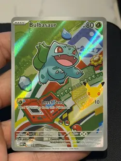 Pokemon TCG Bulbasaur 037 Promo First Partner Illustration Collection Near Mint - Image 1
