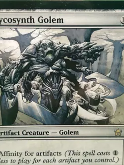Magic The Gathering Mycosynth Golem Near Mint Pack Fresh - Image 3