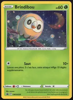 Carte Pokemon Brindibou Cosmos SWSH220 Holo Promo SWSH Francais - Image 1