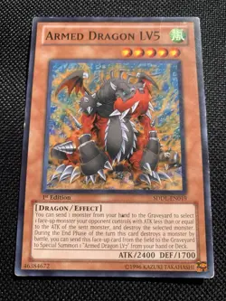 Armed Dragon LV5 - SDDL-EN019 - Common - 1st Edition - Yugioh TCG Card - Image 1