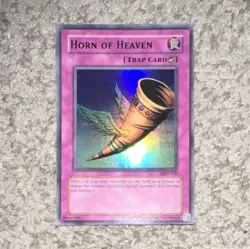 Konami Yu-Gi-Oh! Horn of Heaven MRD-136 Metal Raiders Unlimited Rare Holo Trap - Image 1