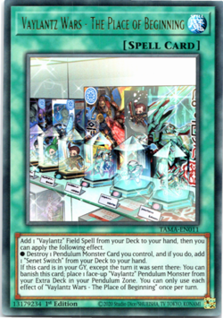 Vaylantz Wars - The Place of Beginning TAMA-EN011 Ultra Rare 1st Edition Yugioh - Image 1