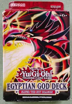 Yu-Gi-Oh! TCG: Egyptian God Deck Slifer The Sky Dragon Damaged Box - Image 1