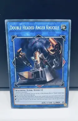 Yugioh Double Headed Anger Knuckle - BLHR-EN048 - Secret Rare - 1st Ed - Image 1