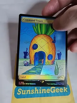 Command Tower (7012) (Rainbow Foil) Spongebob Secret Lair Drop Foil - Image 2