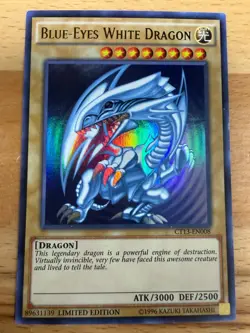 Yugioh! Blue-Eyes White Dragon - CT13-EN008 - Ultra Rare - Limited Edition mp - Image 1