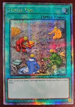 Yugioh! Fossil Dig RA01-EN053 Quarter Century Secret Rare 1st Edition - Image 1