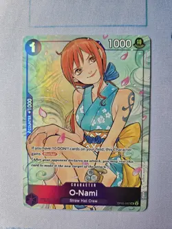 O-Nami (Illustration Box Vol.1) OP05-062 One Piece Promotion Cards Foil Nm - Image 1