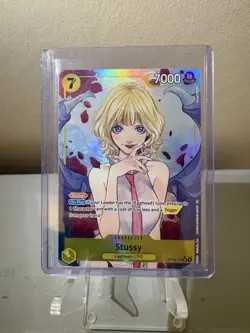 One Piece CCG Stussy Super Rare OP13-110 - Image 1