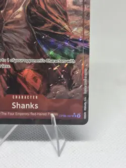 Shanks OP06-007 Wings of the Captain Alt Art SR Foil One Piece - Image 5