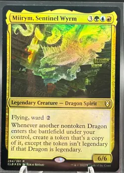 Miirym, Sentinel Wyrm Commander Legends: Battle for Baldur's Gate Foil - Image 1
