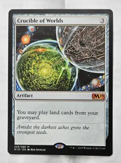 Crucible Of Worlds - NM - Magic: The Gathering MTG Core Set 2019 M19 - Image 1
