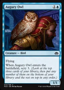 Augury Owl - Planechase Anthology #014/156 MTG Magic The Gathering - Image 1
