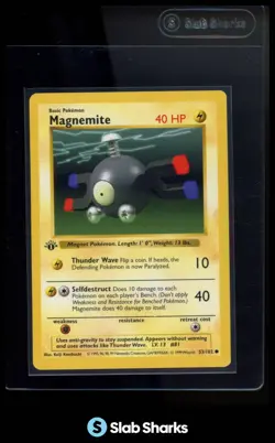 1999 POKEMON SET 1ST EDITION #53/102 MAGNEMITE - Image 1