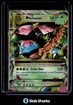 2016 POKEMON XY EVOLUTIONS 2/108 MEGA VENUSAUR EX HOLO - Image 1