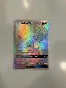 Pokemon TCG Dialga GX Ultra Prism Holo Card 164/156 Secret Rare - Image 1
