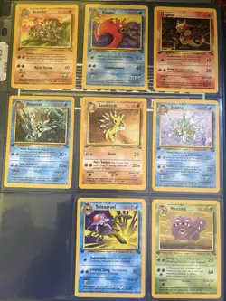 1999 Pokemon Fossil First Edition Lot of 31 NM+ - Image 1