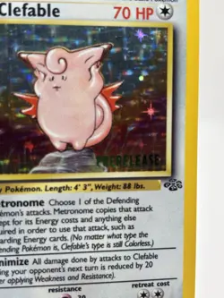 Clefable PRELEASE 01/64 WOTC Promo Holo Pokemon Very Rare! Prelease Stamped 🔥 - Image 2