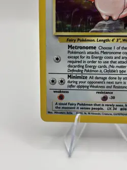 Clefable PRELEASE 01/64 WOTC Promo Holo Pokemon Very Rare! Prelease Stamped 🔥 - Image 5