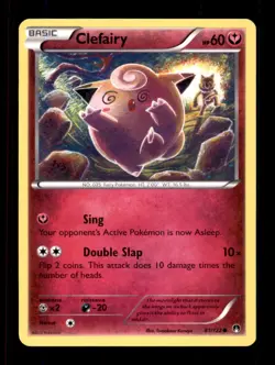 CLEFAIRY 81/122 C BREAKPOINT POKEMON NM/M - Image 1