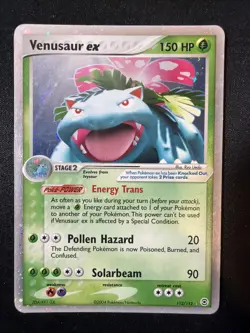 Venusaur ex 112/112 EX FireRed & LeafGreen Holo Ultra Rare Vintage Pokemon TCG - Image 1