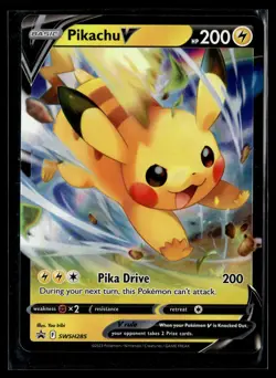 Pokemon TCG SWSH: Sword & Shield Promo Cards #SWSH285 Pikachu V - Image 1