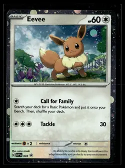 Pokemon TCG SV: Scarlet & Violet Promo Cards #043 Eevee - Image 1