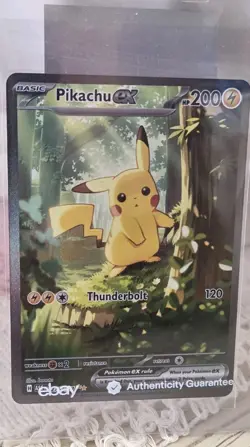 Pikachu ex #276/217 Special Illustration Rare Pokemon TCG: Ascended Heroes MINT! - Image 4