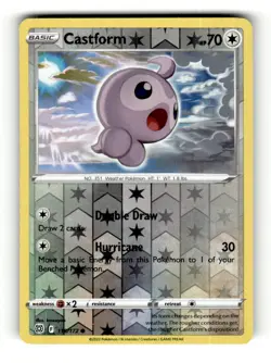 Castform 116/172 Common Brilliant Stars Pokemon Reverse Holo - Image 1