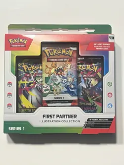 2026 Pokemon TCG First Partner Illustration Collection Series 1 New Sealed - Image 1