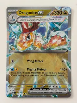 Dragonite ex 159/197 SV03: Obsidian Flames Holo Pokemon TCG - Image 1