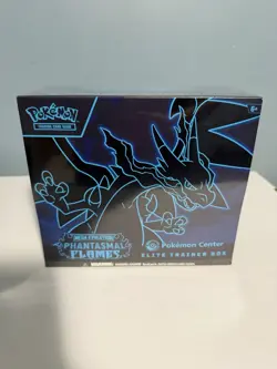 Pokemon TCG Phantasmal Flames Pokemon Center ETB Elite Trainer Box Sealed - Image 1