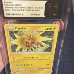Zapdos Pokemon TCG Classic Charizard & Ho-Oh ex Deck Holo CGC Pristine 10 012/0… - Image 3