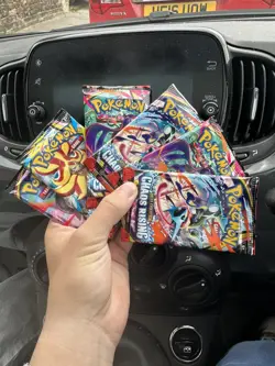 Pokemon TCG Chaos Rising Booster Packs x 6 in hand ship today - Image 1