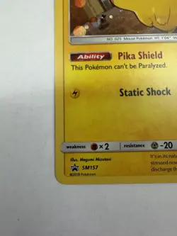 Pikachu - SM157 Holo Promo Sun & Moon Promo Pokemon - Image 2
